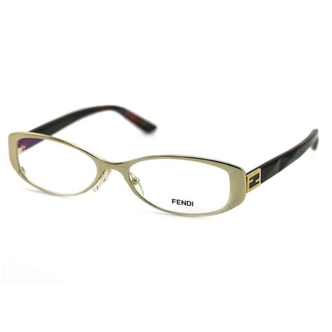 fendi glasses gold frames|eyewear Fendi glasses frames.